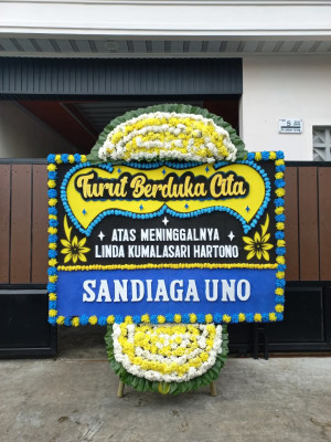 Papan Bunga Duka di Tambak Sari